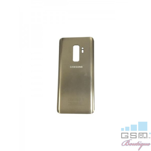 Capac Baterie Spate Samsung Galaxy S9 Plus G965 Cu Adeziv Sticker Auriu
