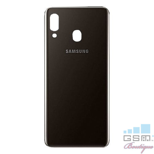Capac Samsung Galaxy A20 A205 Baterie Spate Negru