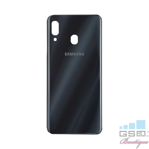 Capac Samsung Galaxy A30 A305 Baterie Spate Negru