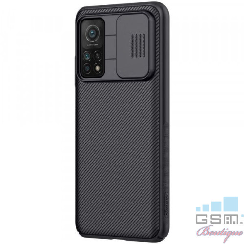 Husa telefon NILLKIN Xiaomi Mi 10T 5G / Mi 10T Pro 5G Dura Cu Protectie Camera Neagra
