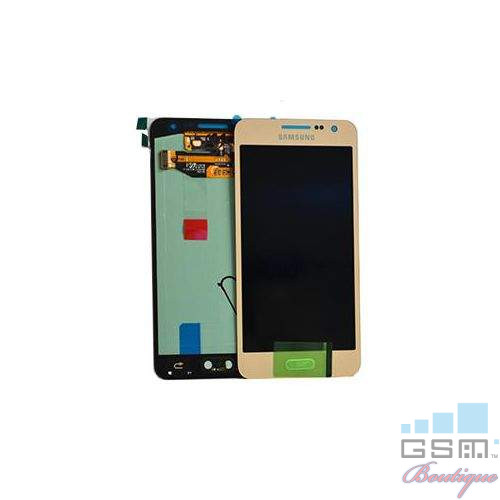 Display Cu Touchscreen Samsung Galaxy A3 SM-A300F Original Auriu