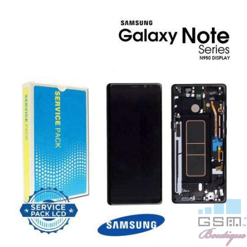 Display cu touchscreen Samsung Galaxy Note 8 N950, Original, Black