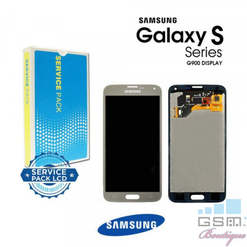 Display Cu Touchscreen Samsung Galaxy S5 SM-G900 Original Gold
