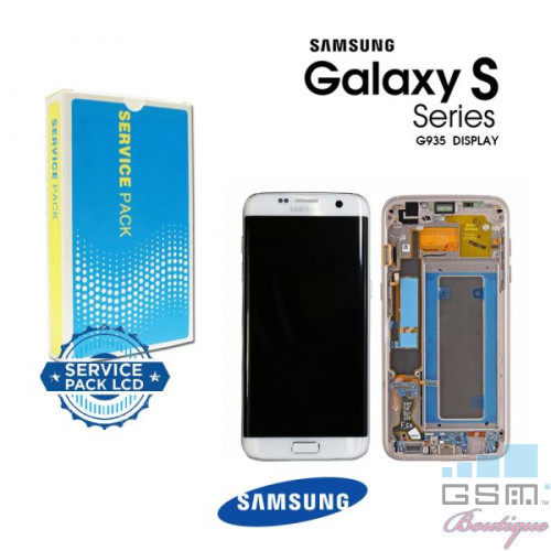 Display Cu Touchscreen Samsung Galaxy S7 Edge G935 Original Alb