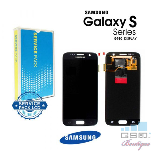 Display Cu Touchscreen Samsung Galaxy S7 G930F Original Negru
