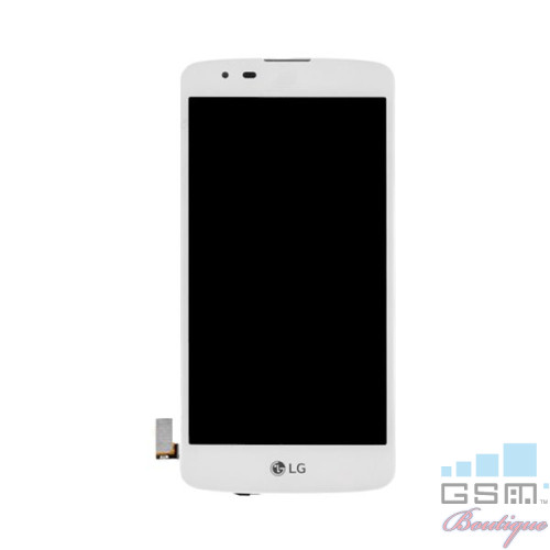 Display Cu Touchscreen Si Rama LG K8 Alb