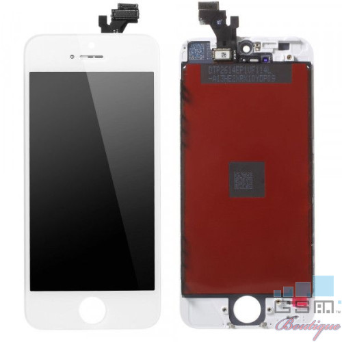Display iPhone 5 Cu Touchscreen Si Geam Alb
