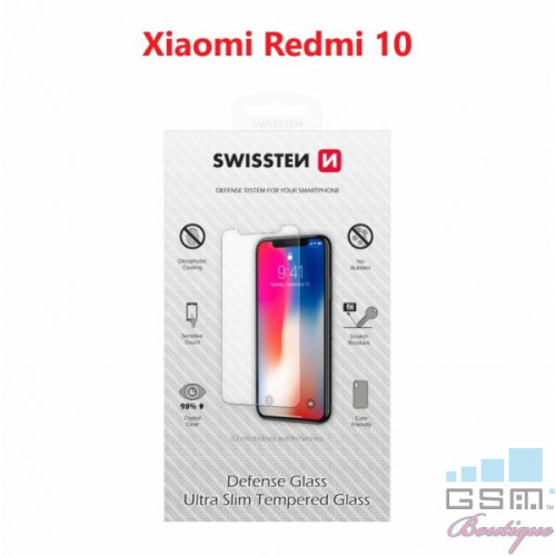 Folie Protectie Sticla Xiaomi Redmi 10 LTE Transparenta