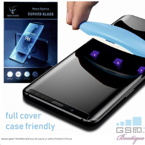 Folie Sticla Samsung Galaxy S8 Plus Protectie Display Adeziv UV