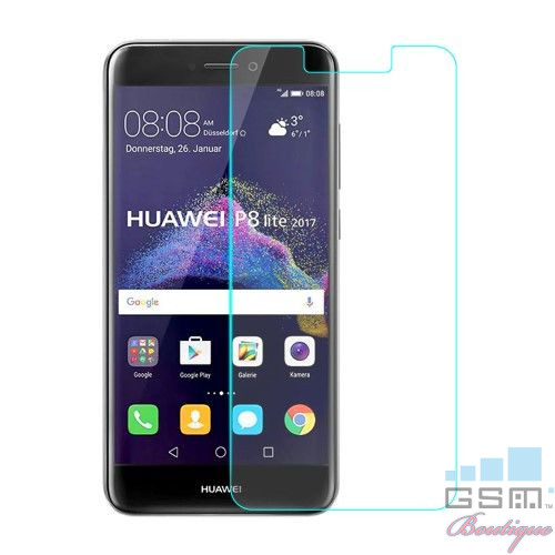 Geam Protectie Display Huawei P8 Lite 2017 Arc Edge