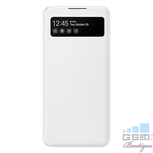 Husa de protectie Samsung S View Wallet Cover A42 (5G), White