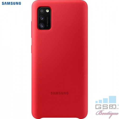 Husa de protectie Samsung Silicone Galaxy A41 (2020), Red