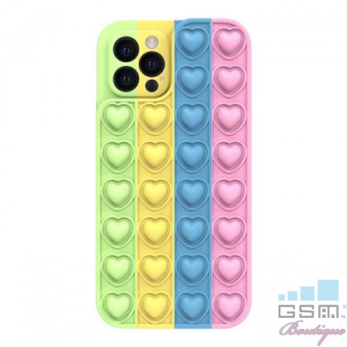 Husa iPhone 13 Pro Lemontti Heart Pop it Multicolor 4
