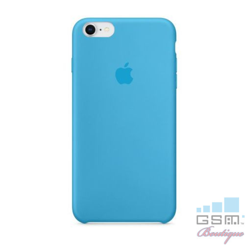 Husa iPhone 8 Silicon Albastru Deschis