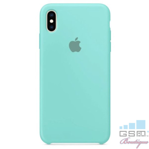 Husa iPhone XS Max Silicon Sea Blue