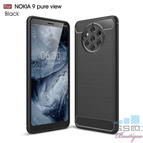 Husa Nokia 9 PureView TPU Carbon Neagra