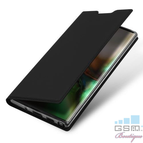 Husa Samsung Galaxy Note 10 Plus N975 Flip Cu Stand Neagra
