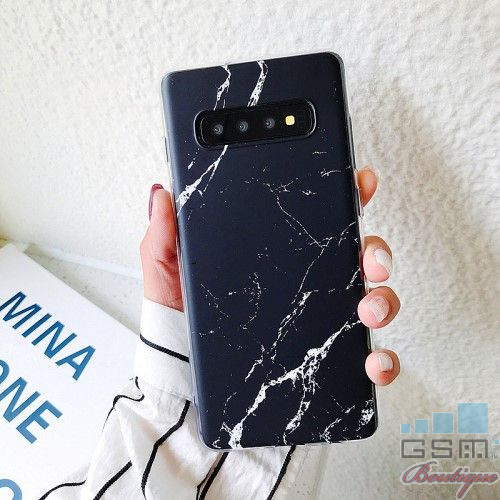 Husa Samsung Galaxy S10 G973 TPU Marble Pattern Neagra