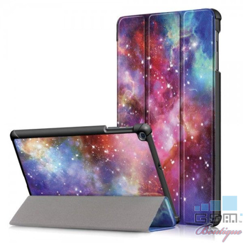 Husa Samsung Galaxy Tab A 10,1 2019 Flip Cu Stand Colorata