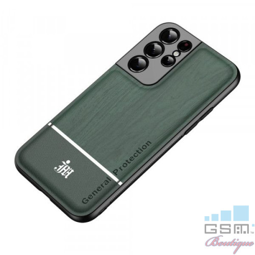 Husa Telefon Samsung Galaxy S21 Ultra 5G Silicon Verde