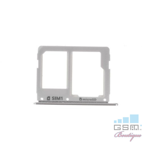 Suport Sim Si Card Samsung Galaxy A3 A310/A5 A510/A7 A710 Argintiu