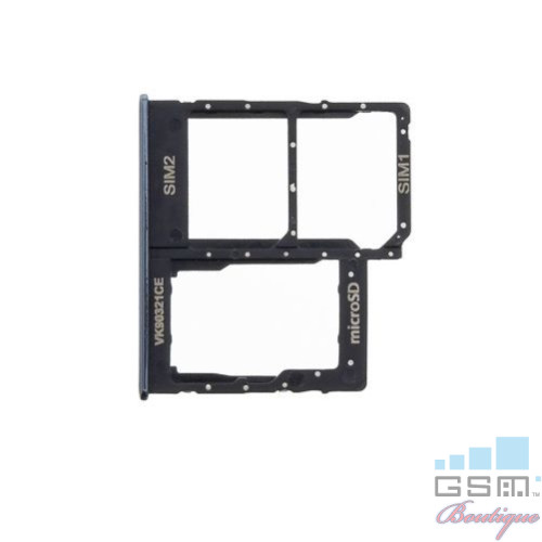 Suport Sim Si Card Samsung Galaxy A40 A405 Negru