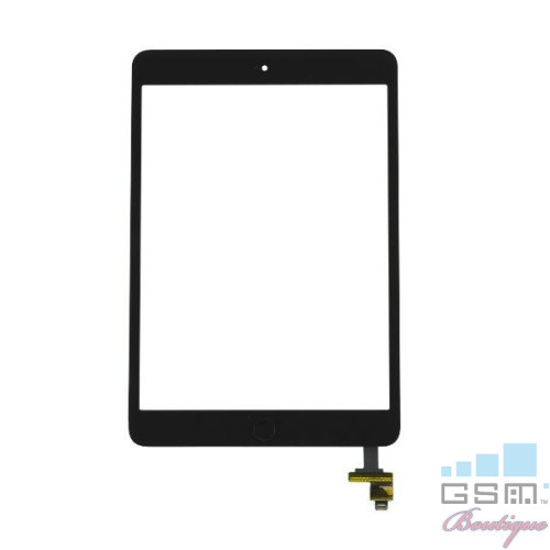 Touchscreen cu Buton si Conector IC Apple iPad Mini Negru