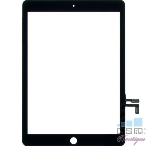 Geam Cu Touchscreen iPad 5 Negru