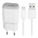 Incarcator 3A Cu Cablu MicroUSB FAST CHARGER Alb In Blister