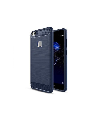Husa Carbon Fiber Samsung Galaxy Note 10 Lite, N770, A81 Albastra