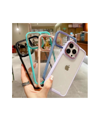 Husa 3in1 Electroplate Case Xiaomi Redmi Note 11 4G, 2022 Albastra