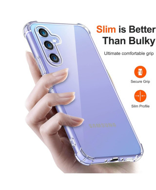 Husa Shockproof Clear Silicone Samsung Galaxy A15 4G, A15 5G