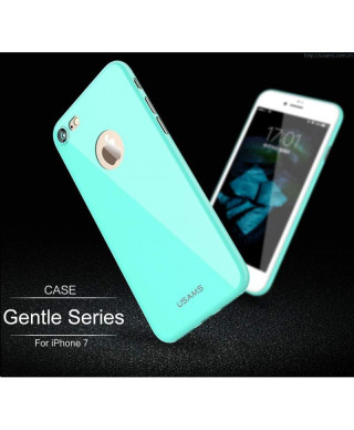 Husa Usams Gentle Series Apple Iphone 7, Iphone 8 Albastra Deschis