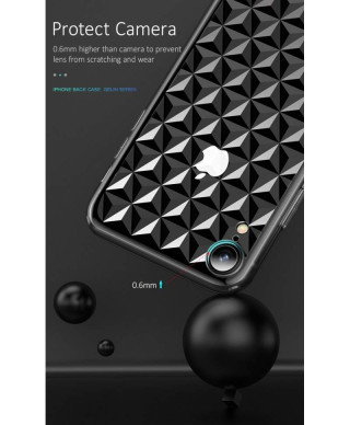 Husa Usams Gelin Series Iphone XS Transparent-Neagra