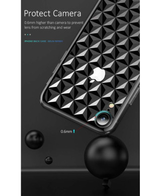 Husa Usams Gelin Series Iphone XS Max Transparent Neagra