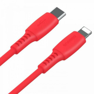 Baseus Cablu Colourful Lightning la Type-C Red (1.2m, 18W, PD)