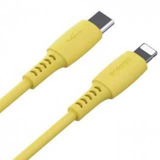Baseus Cablu Colourful Lightning la Type-C Yellow (1.2m, 18W, PD)