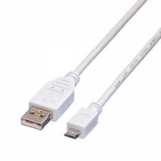 Cablu Date Si Incarcare Micro USB 1m Alb