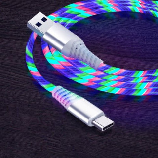 Cablu Date Si Incarcare USB Type C RGB