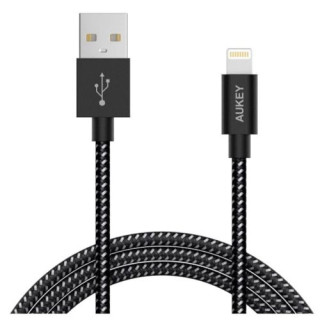 Cablu de date / incarcare Aukey CB-D16, Apple, lungime 1,2 m, negru