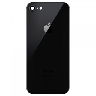 Capac Baterie Spate iPhone 8 Cu Ornament Camera Negru