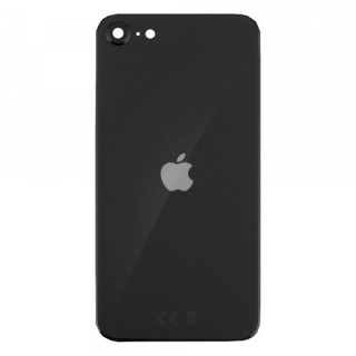Capac Baterie Spate iPhone SE 2020 Cu Ornament Camera Negru
