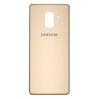 Capac Baterie Spate Samsung Galaxy A8 Plus A730 2018 Cu Adeziv Sticker Auriu