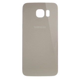 Capac Baterie Spate Samsung Galaxy S6 G920 Cu Adeziv Sticker Auriu