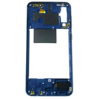 Carcasa Corp Mijloc Cu Butoare On / Off Samsung Galaxy A50 A505 Albastra