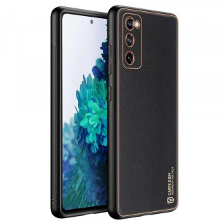 Husa telefon Dux Ducis Samsung Galaxy S20 FE TPU din piele ecologica Neagra