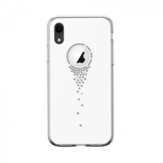 Devia Carcasa Angel Tears iPhone XR White (cu cristale, protectie 360°)