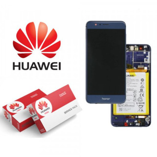 Display Huawei Honor 8 Cu Touchscreen Si Rama Original Albastru