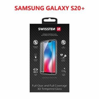 Folie Protectie Sticla Samsung Galaxy S20 Plus Acoperire Completa Neagra