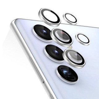 Folie Sticla Protectie Camera Samsung Galaxy S22 Ultra 5G Neagra
